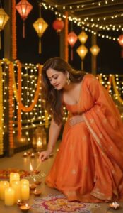 Diwali Prompt for Gemini Girl – 2025 ke Sabse Viral AI Image Prompts!